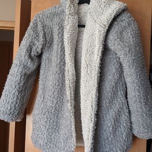 Cozy sherpa jacket, reversible